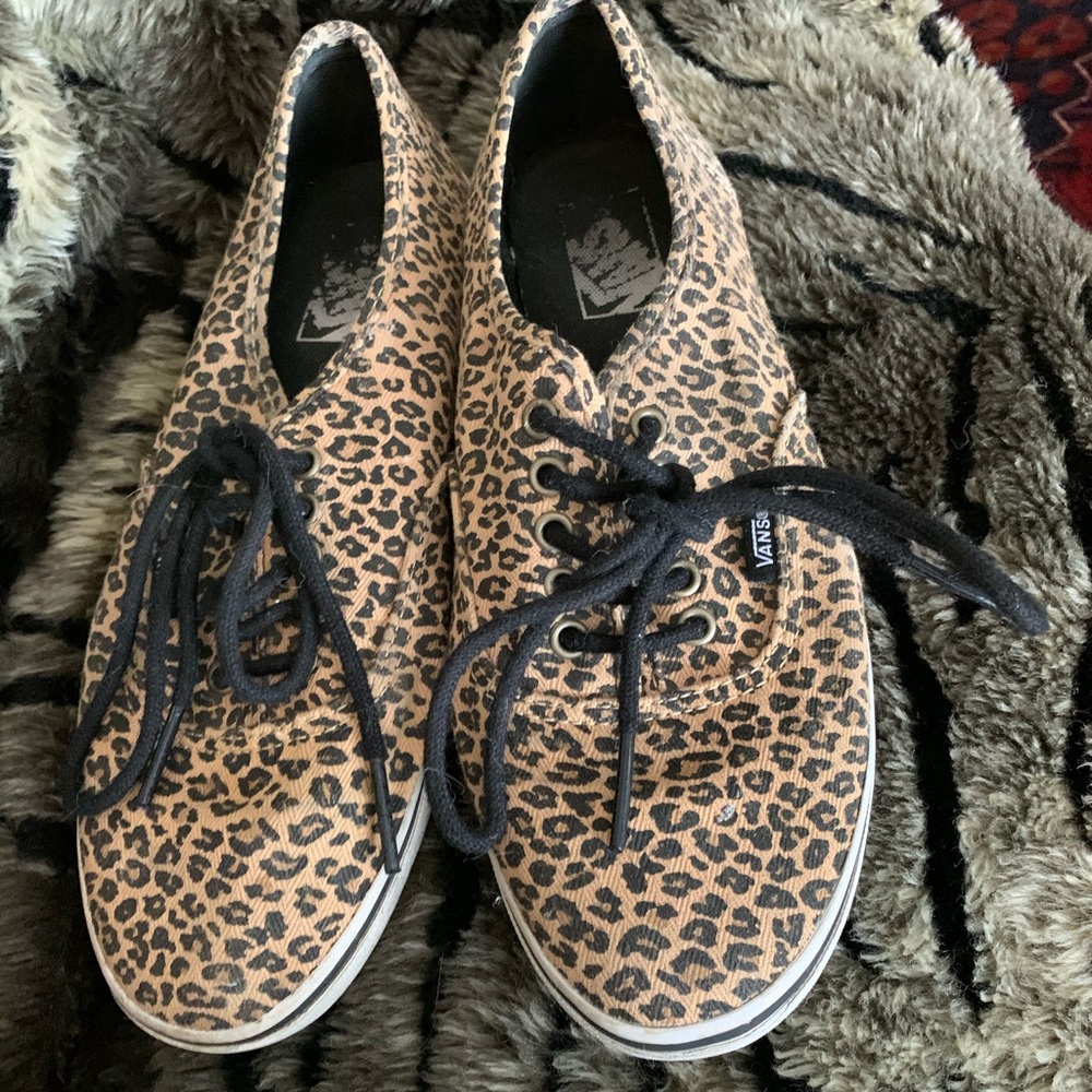 Sold โ on mercari โ Leopard Vans ๐ Womenโs - Picture 2 of 5